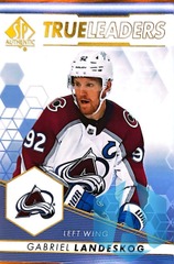 2022-23 SP Authentic True Leaders Gabriel Landeskog #TL-1 Colorado Avalanche